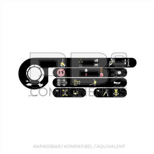 AUFKLEBER SET OBERHALB - 100/110/120SX/SX/SXJ
