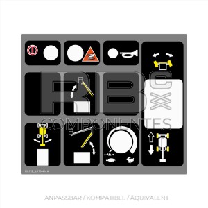 FUNKTIONSAUFKLEBER OBERHALB 30 ELEKTRISCH