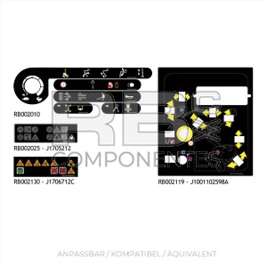 AUFKLEBER SET KOMPLETT JL 510 Y 450AJ SERIE II ( OLD)