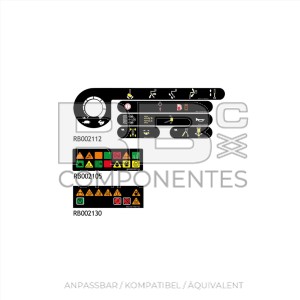 PACK AUFKLEBER KOMPATIBEL FÜR JL  800A/ AJ (ALT)
