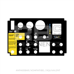 FUNKTIONSAUFKLEBER KOMPATIBEL MIT GE-43036_ 096A IN ENGLISCH