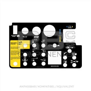 AUFKLEBER KOMPATIBEL REF GE 35584_096A ENGLISCH