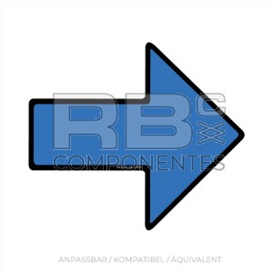 AUFKLEBER RICHTUNGSANZEIGER BLAU GE-Z30/20 Z34/22