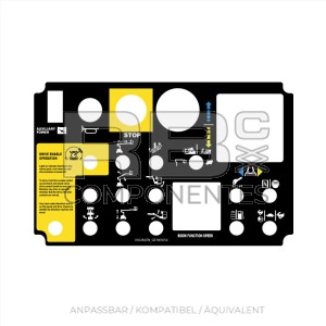 FUNKTIONSAUFKLEBER KOMPATIBEL  GE ENGLISCH 65054A