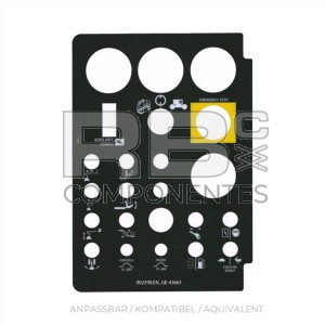 AUFKLEBER KOMPATIBEL REF GE-43661 ENGLISCH