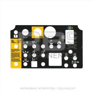 AUFKLEBER KOMPATIBEL GE-72093 ENGLISCH