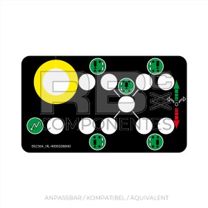 VERKEILUNGSZYLINDER CONTL PANEL AUFKLEBER COMP-DX