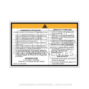 AUFKLEBER KOMPATIBEL MIT REF HL 3078149630