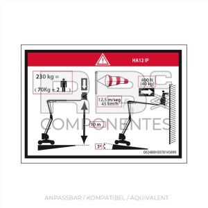 AUFKLEBER KOMPATIBEL MIT REF HL L 3078145890