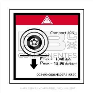 KOMPATIBLE MAXIMALE BELASTUNG AUF EINEM RAD - 100X100MM