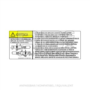 AUFKLEBER KOMPATIBEL REF.  SKYJ 106515AC