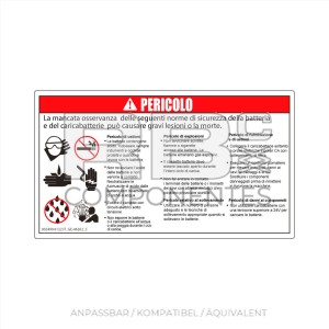 AUFKLEBER KOMPATIBEL GE-46262_C ITALIENISCH