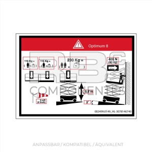 ADH. STOCKWERKSHÖHE+LAST HL-OPT 8