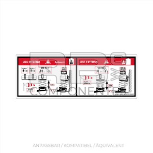 AUFKLEBER BODENHÖHE+LAST HL-OPT6
