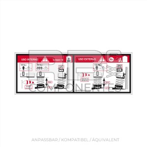 AUFKLEBER STOCKWERKSHÖHE+LAST HL-COMP 10