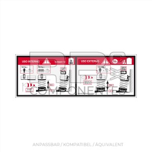 AUFKLEBER STOCKWERKSHÖHE+LAST HL-COMP12