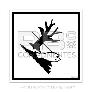 AUFKLEBER GEFÄHRLICHE MATERIALIEN 300X300MM
