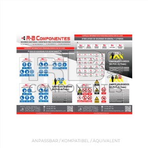 KIT KOMPATIBEL UNTEILBAR 47 PERSONALISIERTES STARRES POSTER
