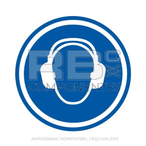 ADHOB16 NORM IN ISO 7010 AUFKLEBER KOPFHÖRERFLICHT