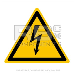 ADHAD08 NORM IN ISO 7010 AUFKLEBER WARNUNG