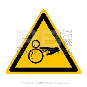 ADHAD11 NORM IN ISO 7010 AUFKLEBER WARNUNG
