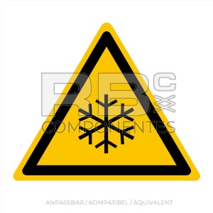 ADHAD17 NORM IN ISO 7010 AUFKLEBER WARNUNG