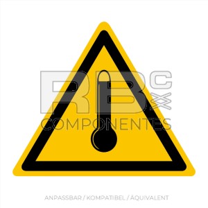 ADHAD21 NORM IN ISO 7010 WARNUNGSAUFKLEBER