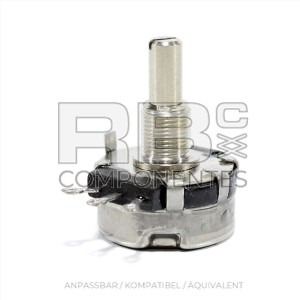 KURZES POTENTIOMETER 20K OHM 3 AUSGÄNGE