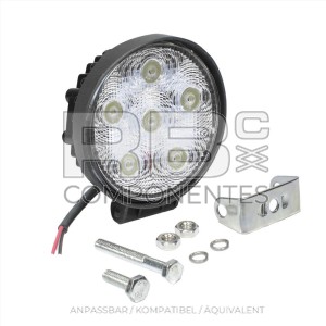 RUNDER SCHEINWERFER 6 LED-18W 10V-30V
