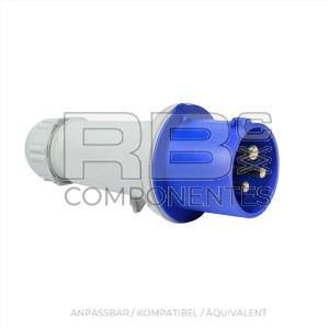 STECKER M/; AEREO EINPHASIG 16 AMP.