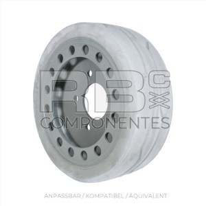 SUPERELASTISCHES RAD 12X4 MIT BREMSE SKY JACK