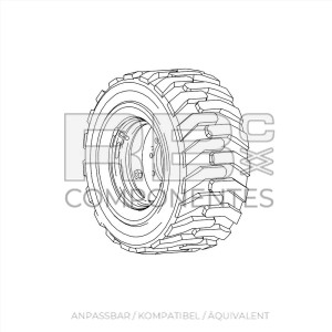 REIFEN ANPASSBAR 4520233, 26x12D380 PR8
