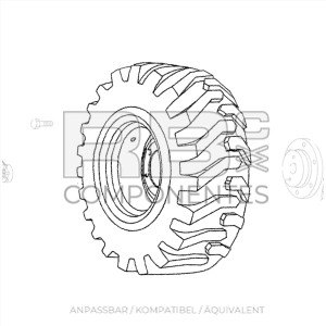 REIFEN ANPASSBAR GE 79101 (26x12D380 PR8)