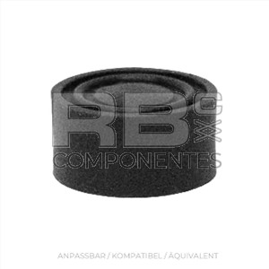 SCHWARZE STAUBKAPPE FÜR DRUCKKNOPF RB027522