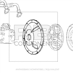 MOTORDECKEL KOMPATIBEL GE 30806